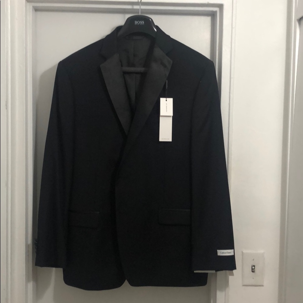 New slim fit Calvin Klein black tuxedo